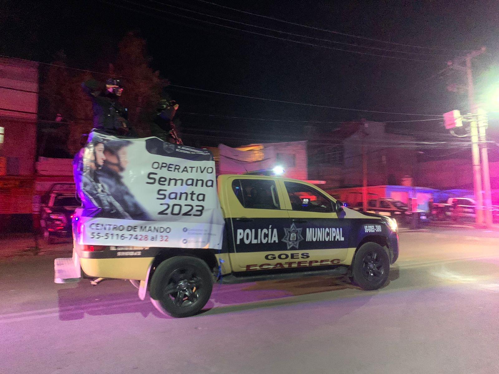 Ecatepec inicia operativo de Semana Santa para brindar seguridad a vacacionistas y feligreses