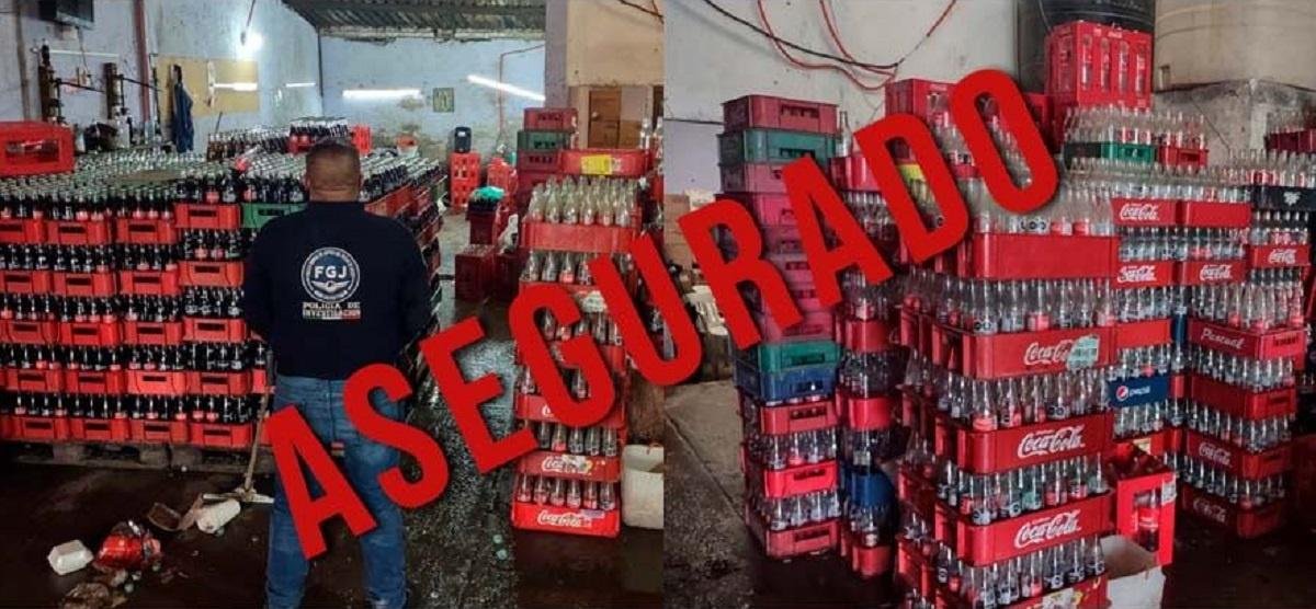 Localizan fabrica de Coca-Cola pirata hay 10 detenidos 