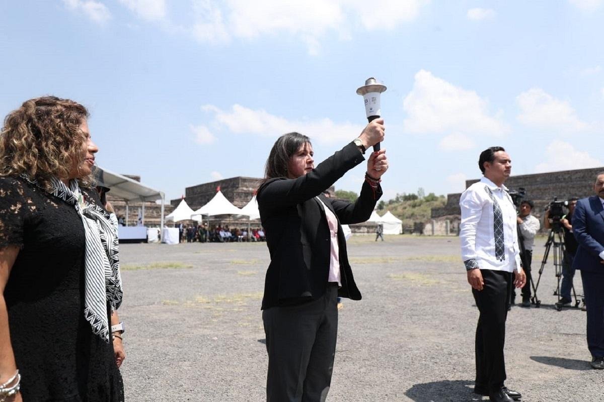 Encienden fuego para juegos Centroamericano y del Caribe en Teotihuacán 