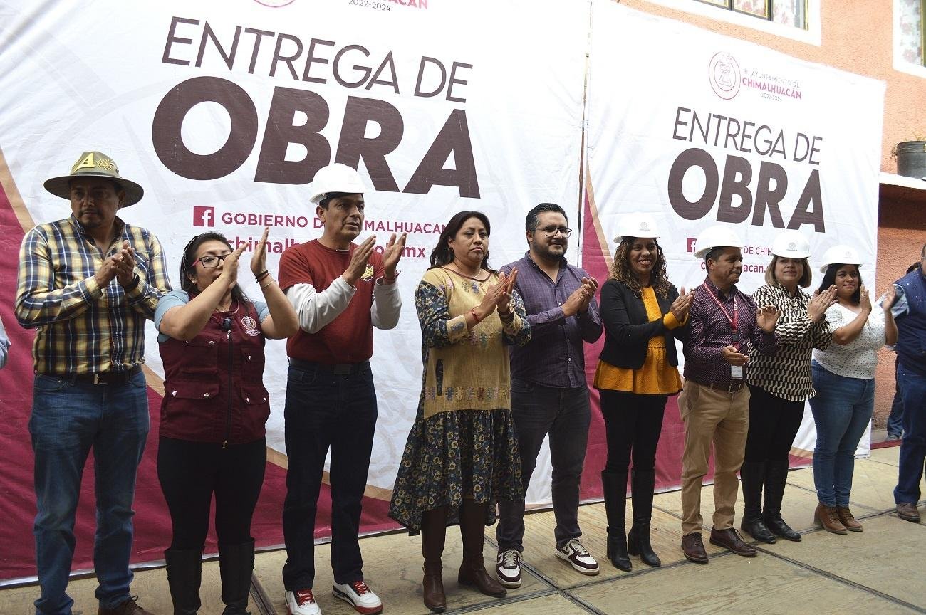 Gobierno de Chimalhuacán entrega obras de infraestructura