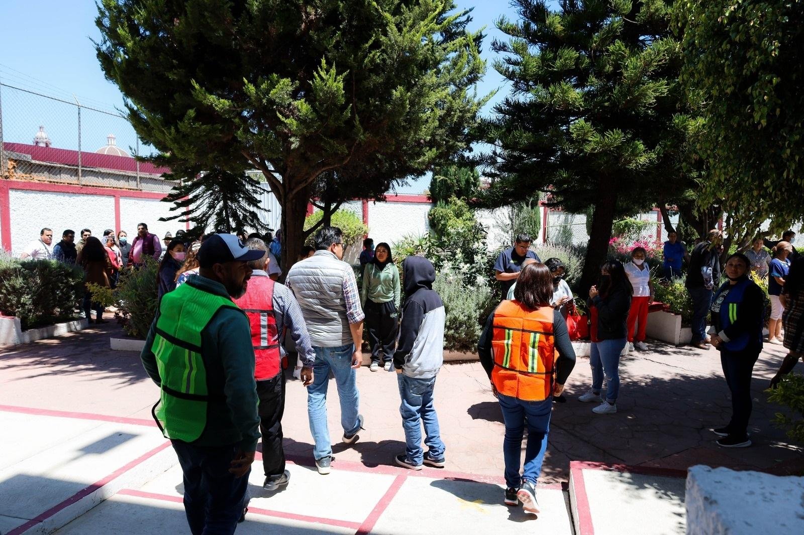 Personal del municipio de Texcoco reciben capacitación previo al Simulacro Nacional 2023