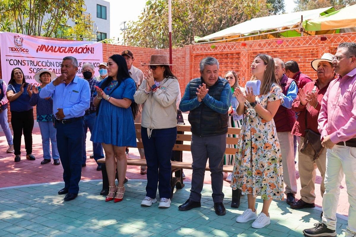 Gobierno de Texcoco entrega obras en la comunidad de La Trinidad 