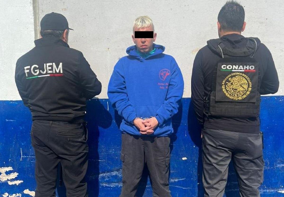 Detienen en Tlalnepantla a Omar “N”, alias “El Kaos”, intento asesinar a su esposa