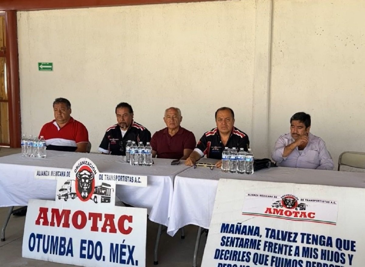 Paro nacional de transportistas en agosto: AMOTAC