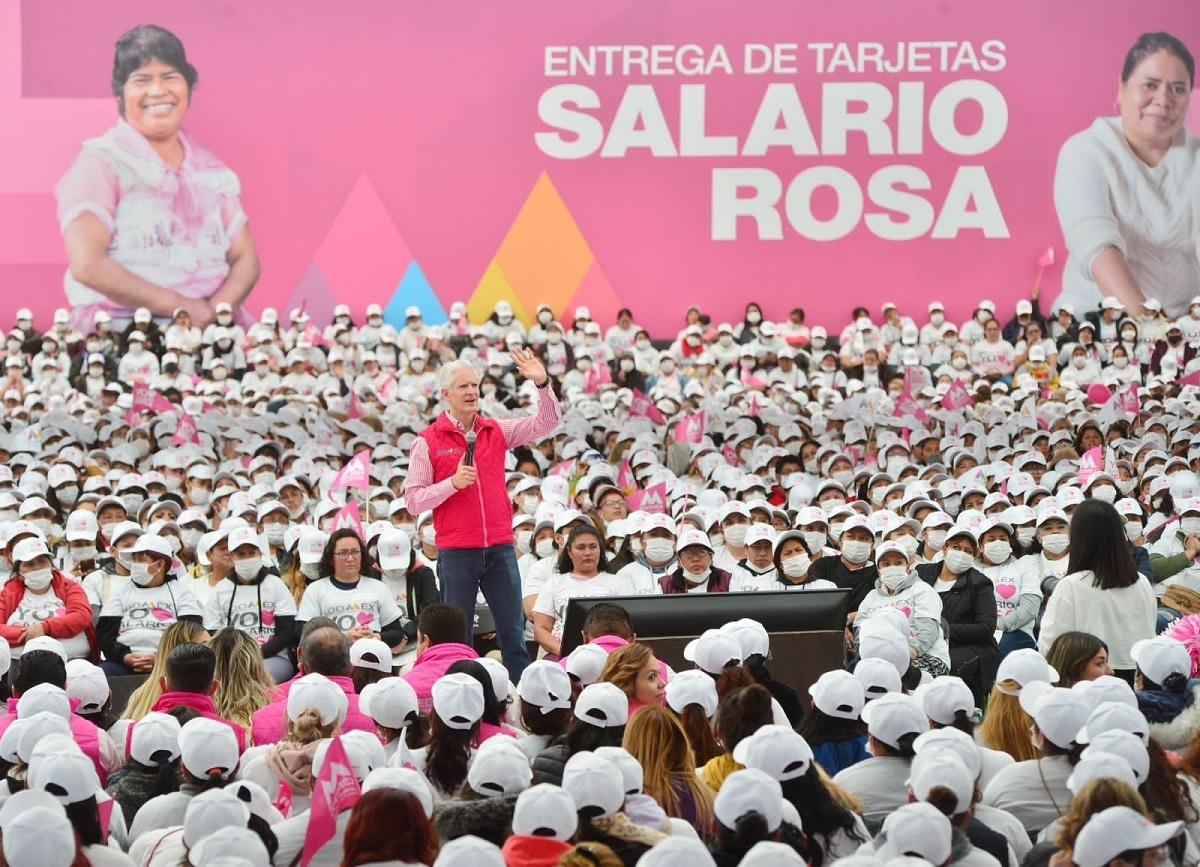 Llega salario roa a 700 mil mujeres, a quienes este programa les está cambiando la vida: Alfredo Del Mazo 