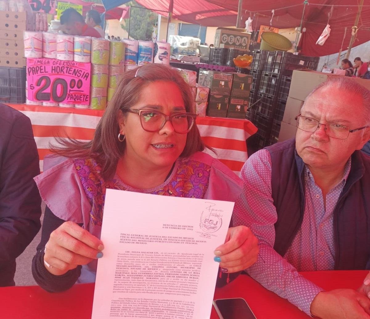Gobierno de Texcoco solicita investigar a la FGJEM llamadas nocturnas con mensaje de la maestra Delfina Gómez Álvarez