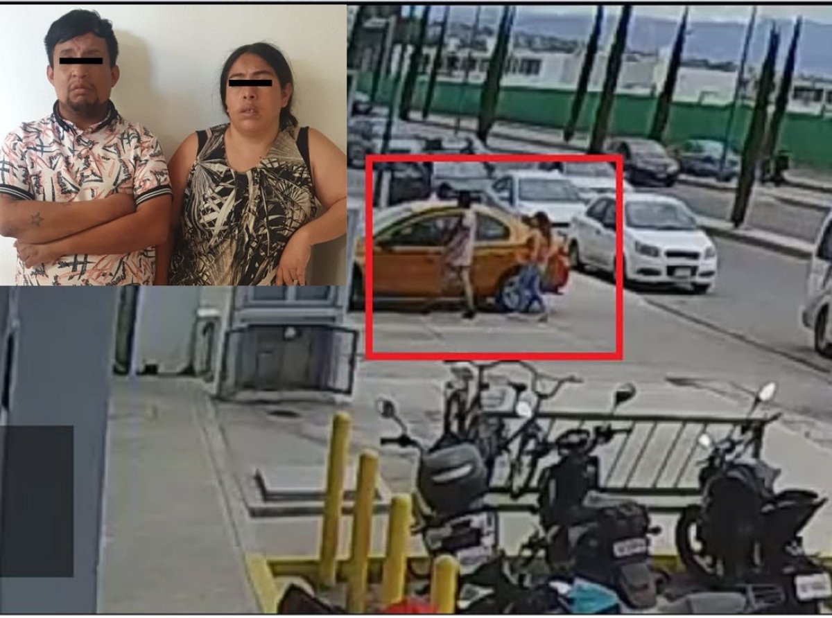 Pareja es detenida por presunto robo a tienda Elektra