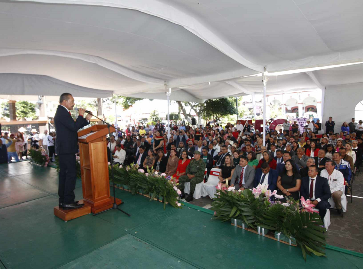 Municipio de Teotihuacán conmemoro el 162 aniversario de su fundación 