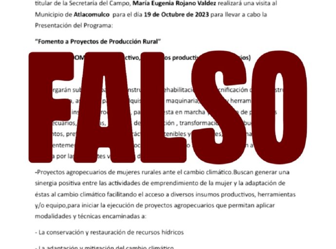 Alerta Secretaría del Campo a autoridades municipales por distribución de documentos falsos