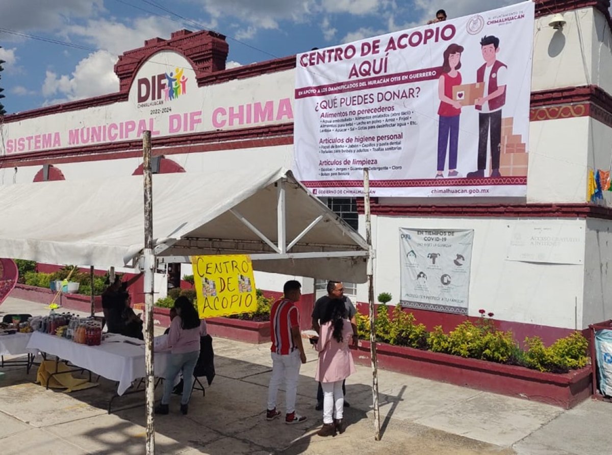 Instalan Centros de Acopio en Chimalhuacán