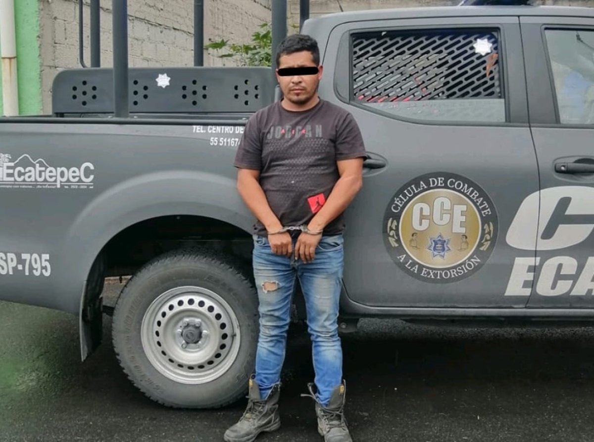 Policía de Ecatepec Captura a Extorsionador en la Colonia El Carmen