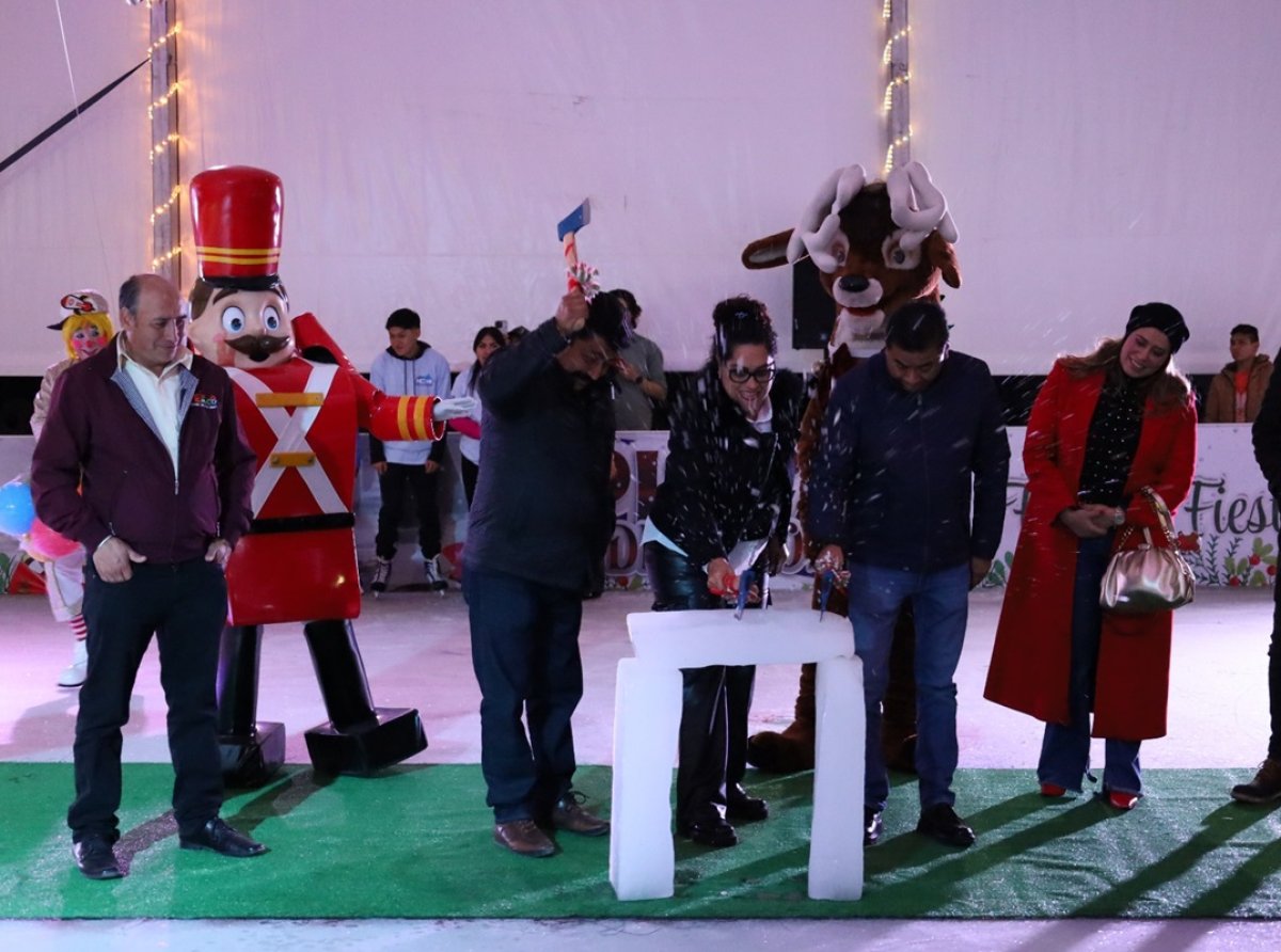 Conteo Mágico: Inauguración de Pista de Hielo y Espectáculo con Filippa Jordano en Texcoco