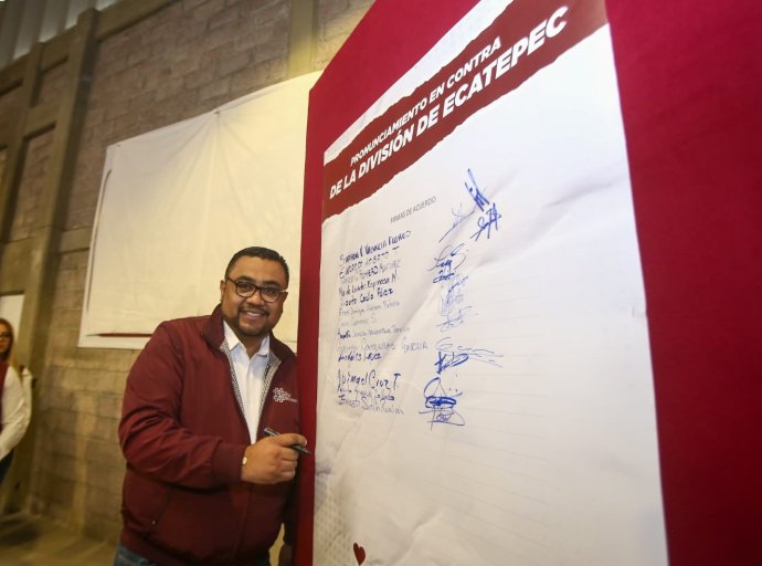Ecatepec Resiste: Líderes Sociales Firman Compromiso Antidelincuencia y Contra Intentos de División