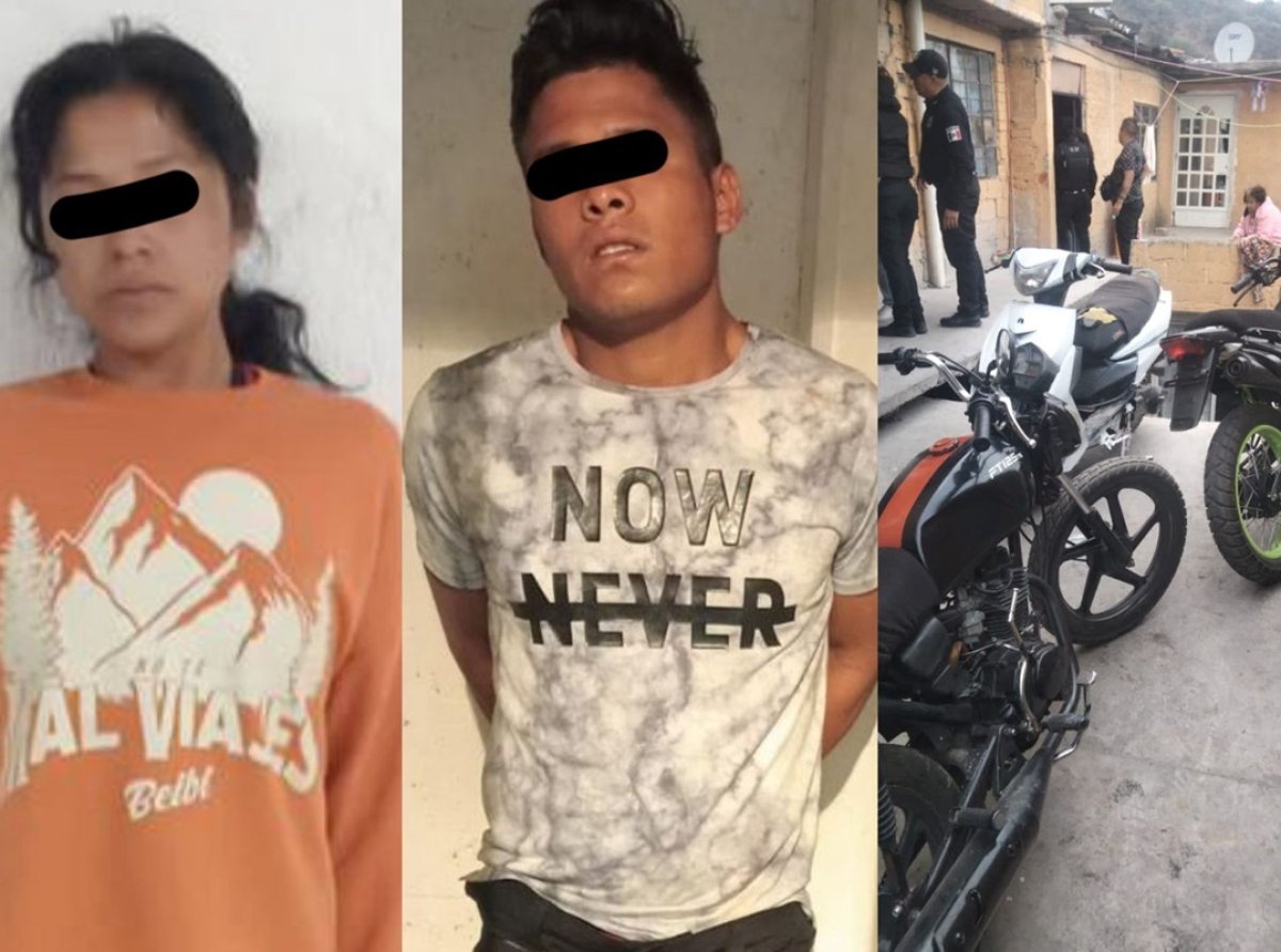 Pareja Detenida por Conducir Motocicleta Robada