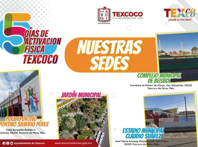 Programa de Actividades Físicas para Todo el Mes de Febrero en Texcoco