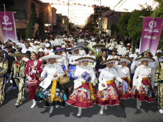 Triunfal Desfile del Carnaval en Chimalhuacán 2024