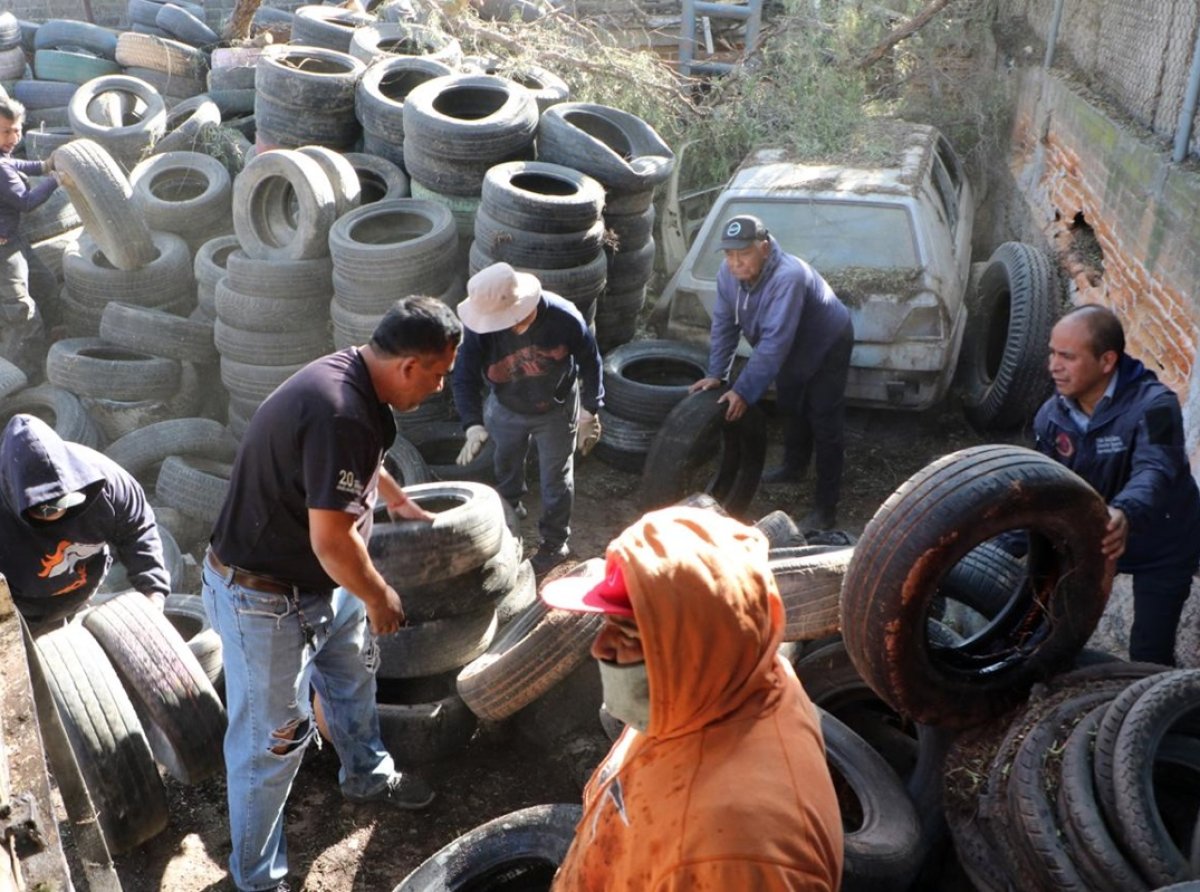 Chimalhuacán Impulsa el Reciclaje de Llantas