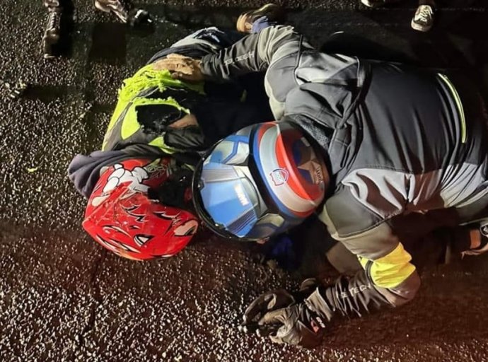 Accidente en la Autopista México-Pachuca involucra a motociclista y menor, ambos trasladados a hospita