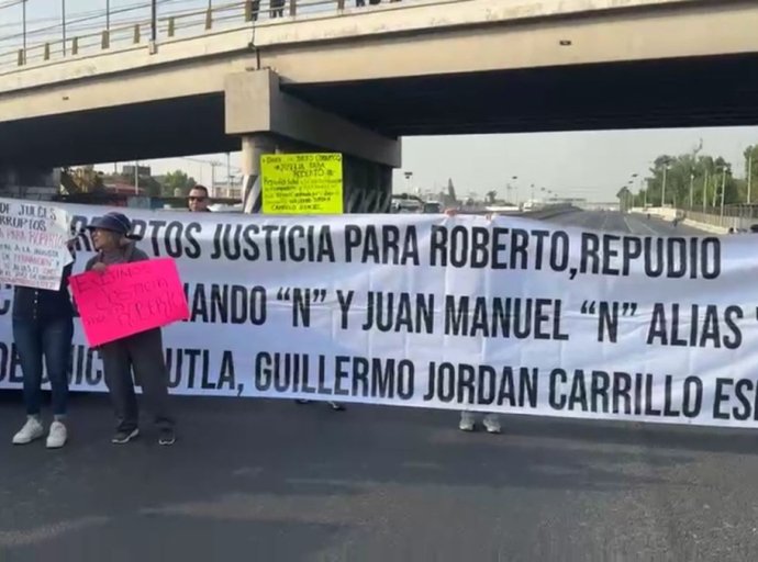 Bloqueo en Autopista México-Pachuca por Liberación de Presuntos Homicidas