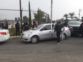 Traslado de detenidos con armas largas en Ecatepec bajo fuerte dispositivo de seguridad