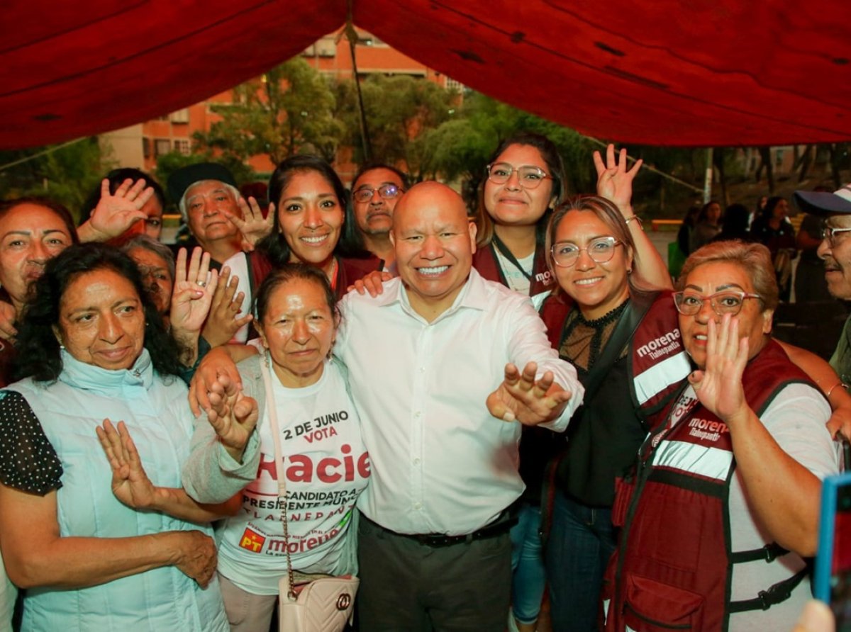 Raciel Pérez busca el apoyo de vecinos en Tlalnepantla