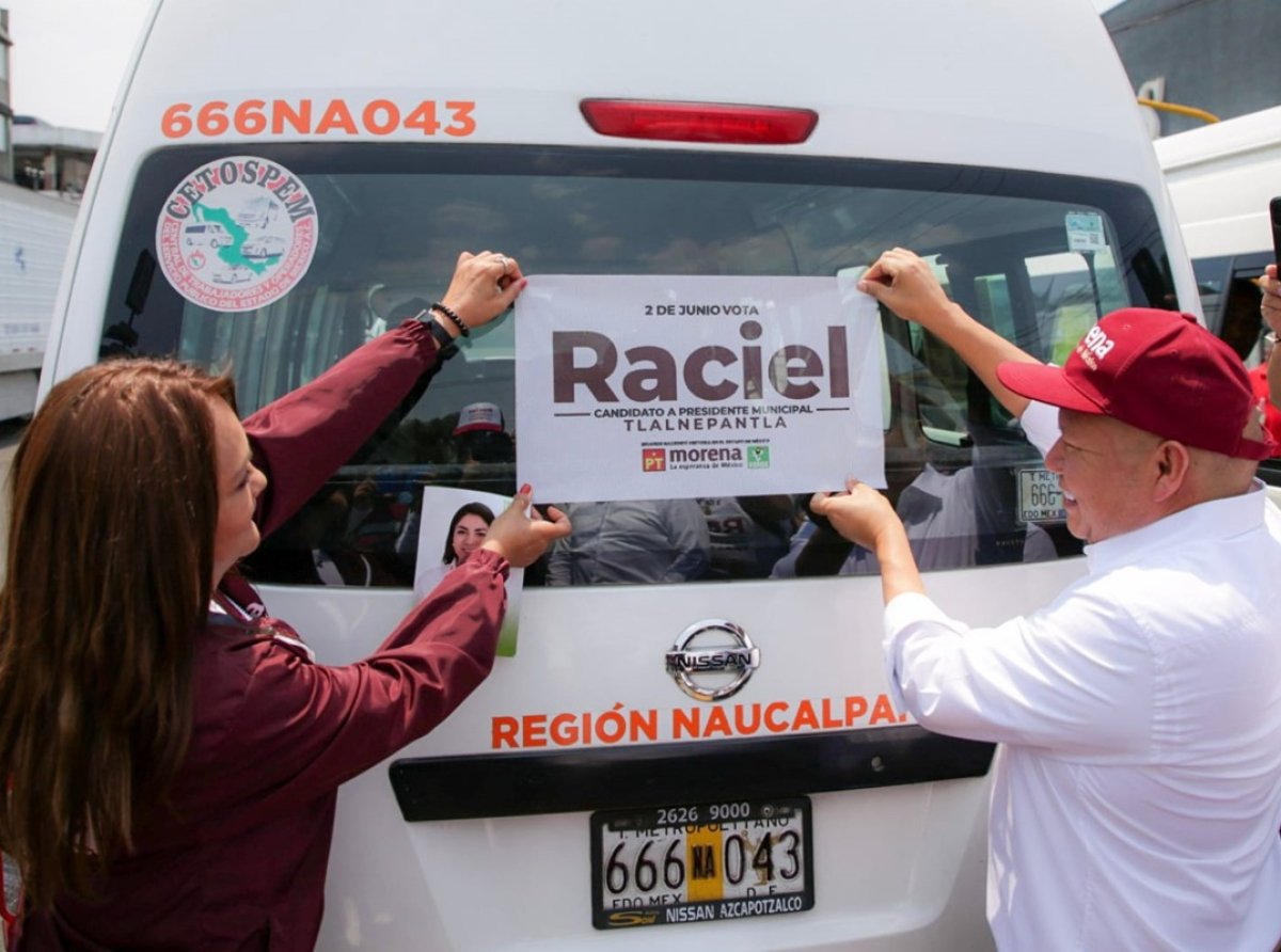 Raciel Pérez Cruz Promete Combatir la Inseguridad en el Transporte Público de Tlalnepantla