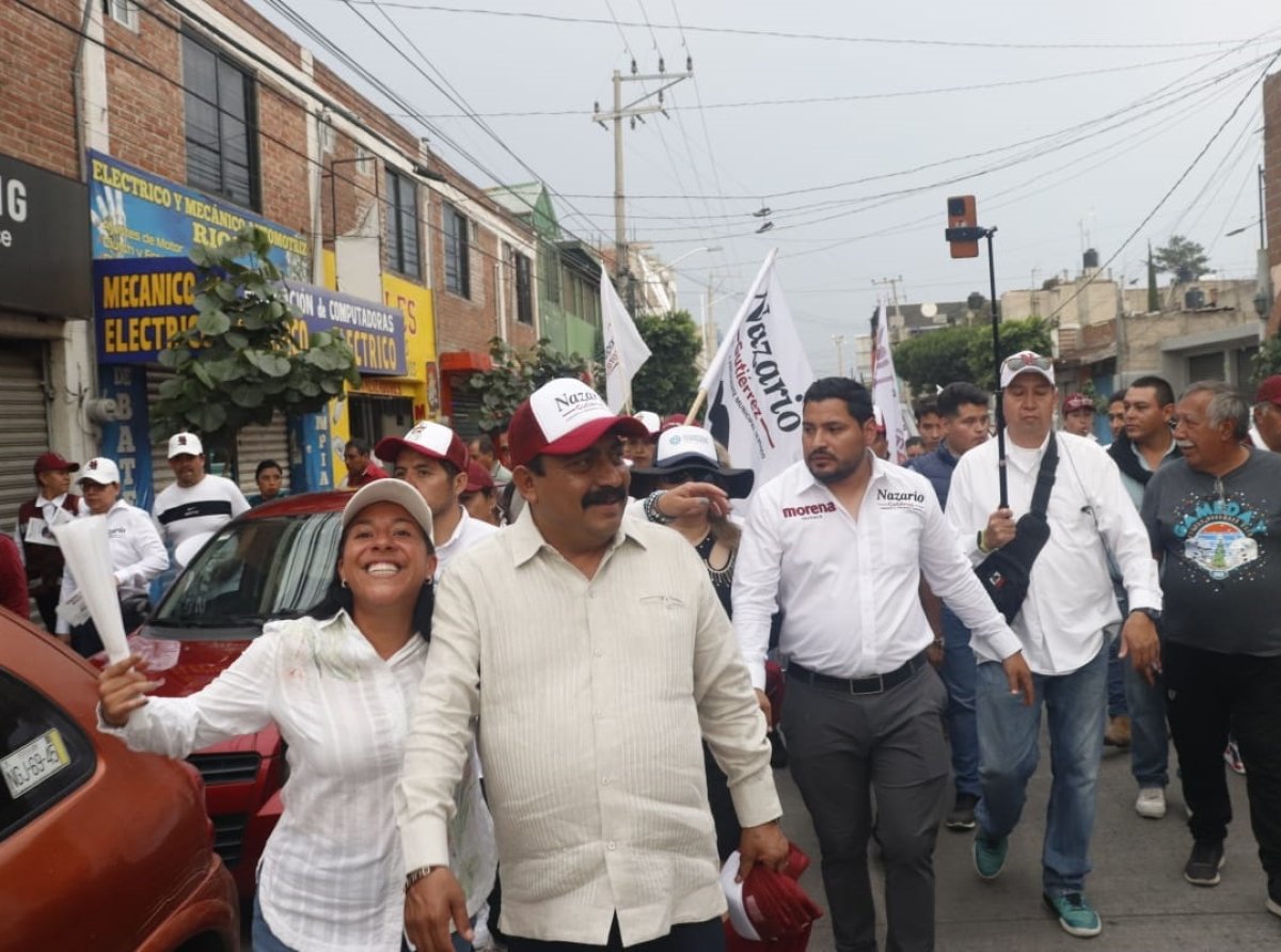 Ambiente Festivo y Apoyo Popular para Nazario Gutiérrez en Texcoco