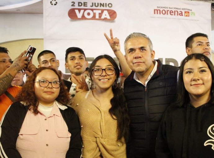 Vilchis Contreras Cierra Campaña Motivando a los Jóvenes a Ser Constructores del Futuro
