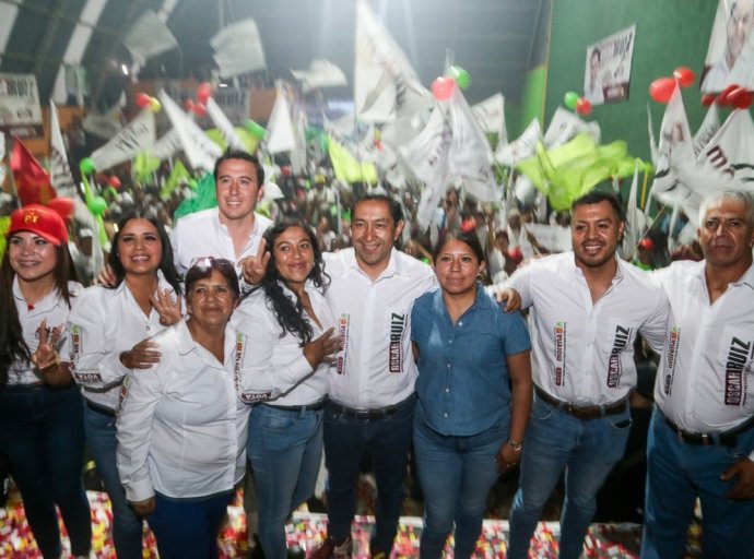 Oscar Ruiz Díaz promete combatir la extorsión y mejorar la seguridad en Metepec