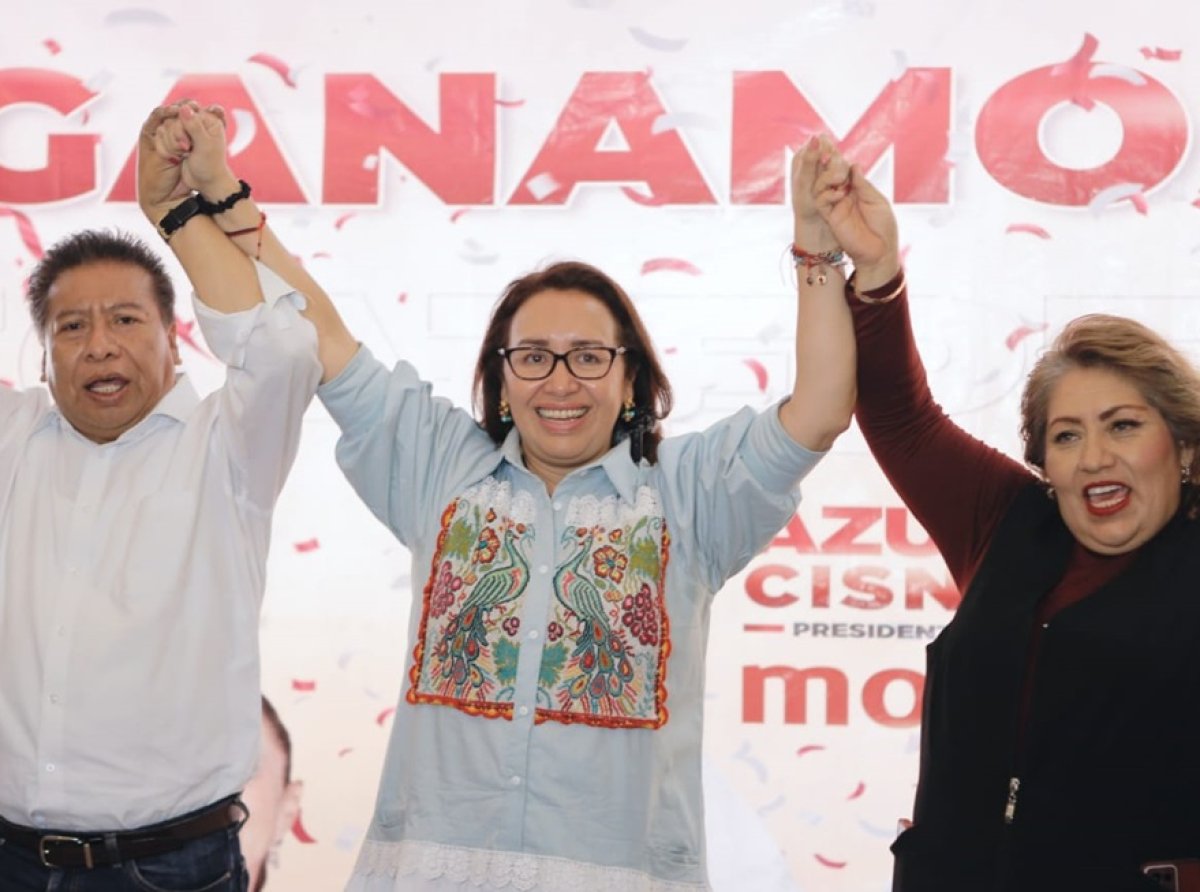 Azucena Cisneros Coss, Primera Mujer en Gobernar Ecatepec