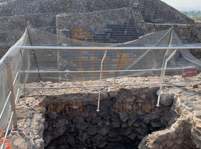 Controversia en Teotihuacán: Nueva Techumbre del Templo de Quetzalcóatl Genera Preocupación por Daños a la Plataforma