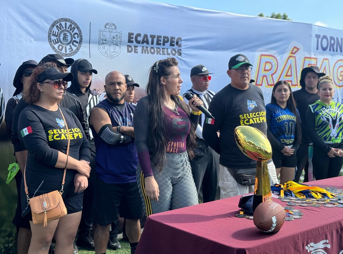 Ecatepec Promueve el Deporte con el Primer Torneo Ráfaga Football Flag