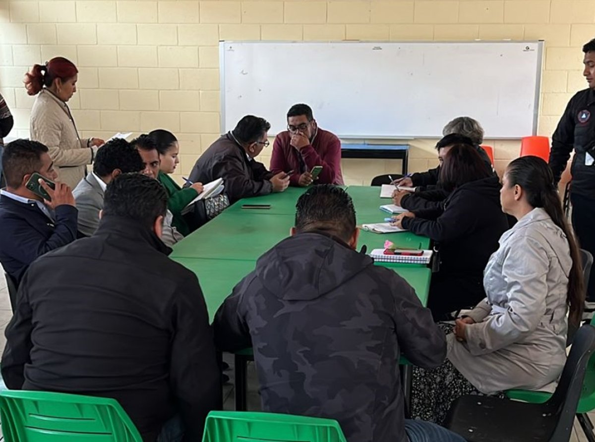 Evaluación y Medidas Inmediatas Tras Derrumbe en Jardín de Niños Mahatma Gandhi en Tecámac