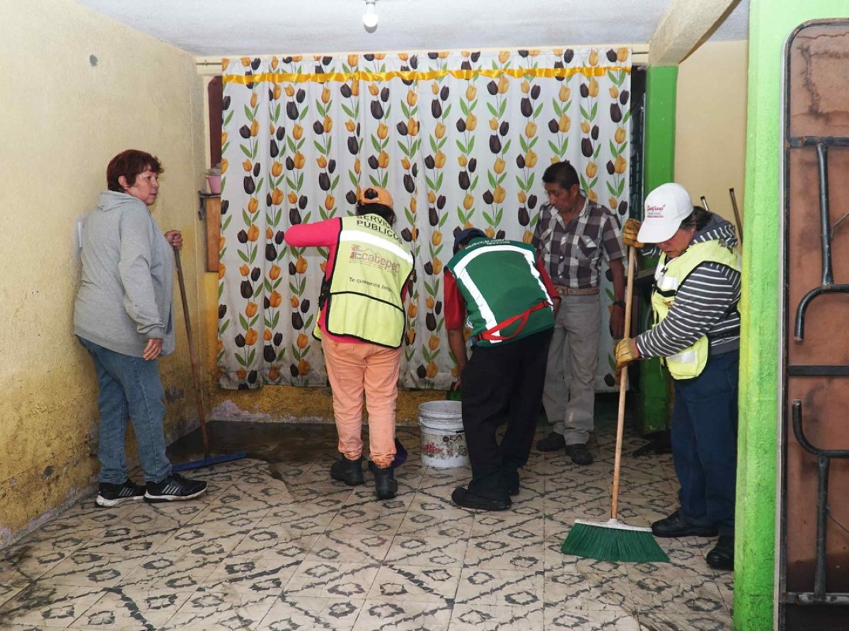 Retiradas 8.3 Toneladas de Basura de Cárcamos en Ecatepec tras Inundaciones