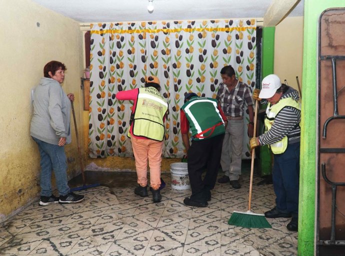 Retiradas 8.3 Toneladas de Basura de Cárcamos en Ecatepec tras Inundaciones