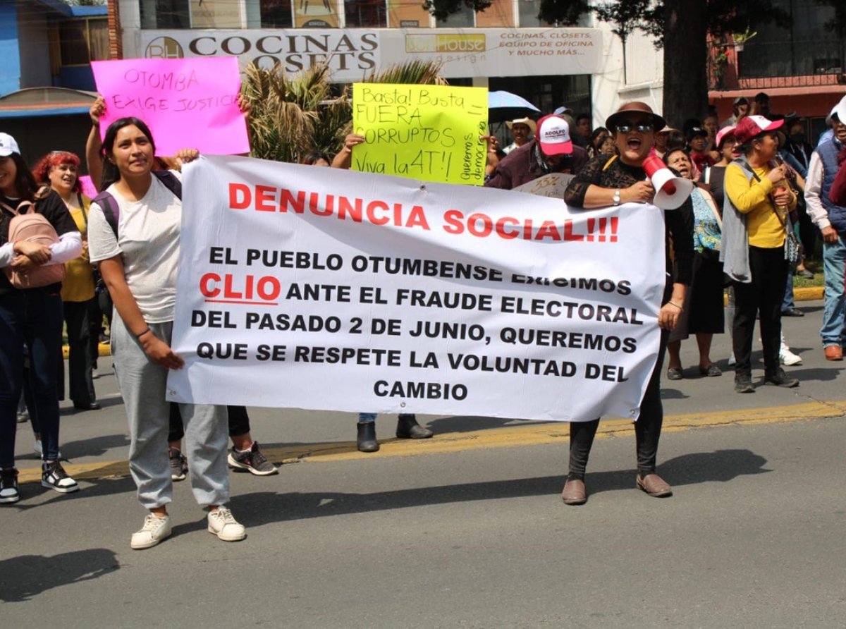 Protesta en IEEM y TEEM: Morena Cuestiona Resultados en Otumba