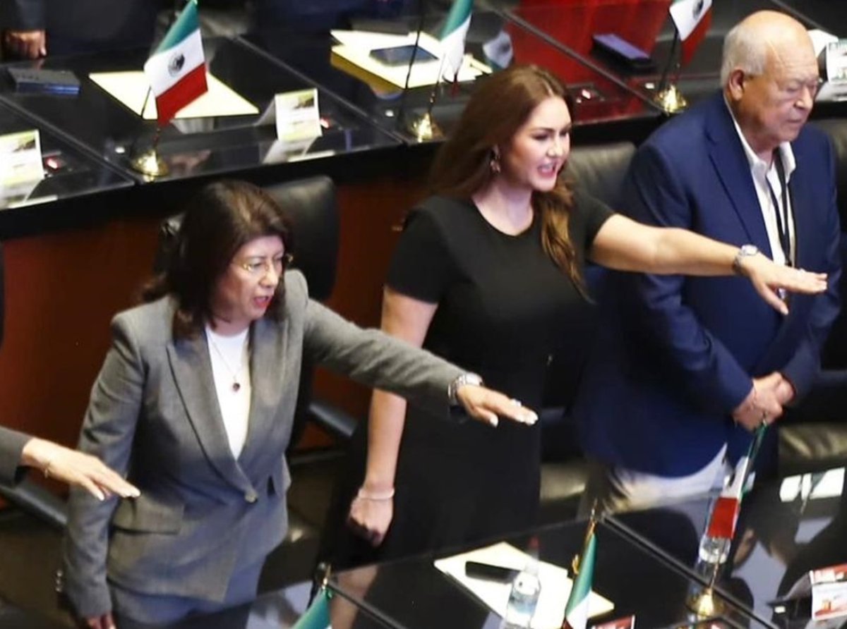 Mariela Gutiérrez, senadora del Estado de México, se incorpora a la LXVI Legislatura