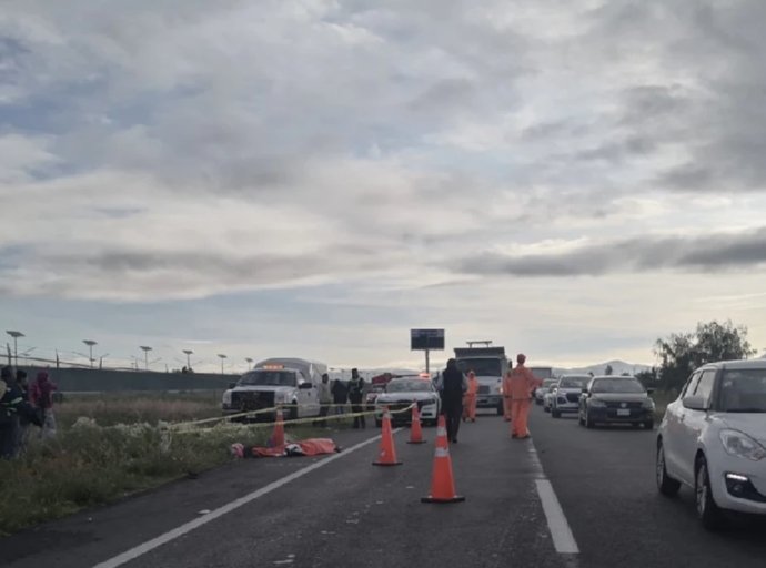 Tragedia en Texcoco: atropellan a grupo de peregrinos en la autopista Peñón-Texcoco