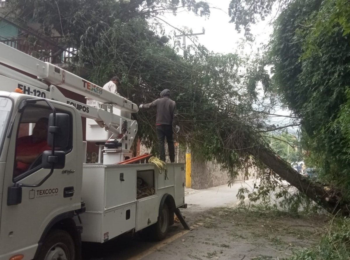 Grupo de Contingencia Texcoco en alerta por lluvias y fuertes vientos