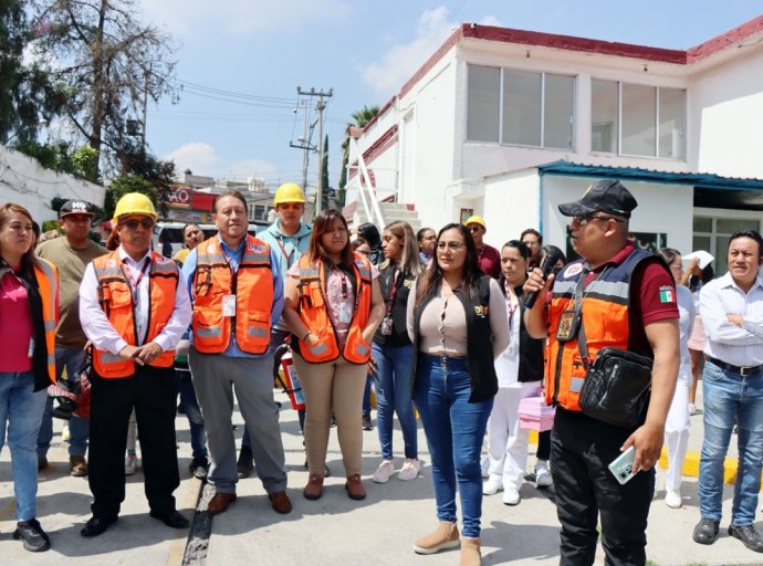 Protección Civil de Chimalhuacán realiza simulacro exitoso con más de 70 escuelas y edificios