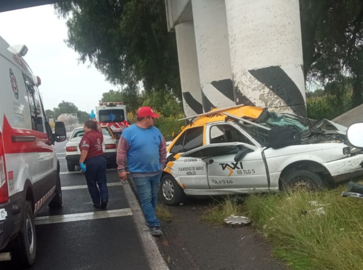 Accidente en la México-Tulancingo cobra la vida de dos personas