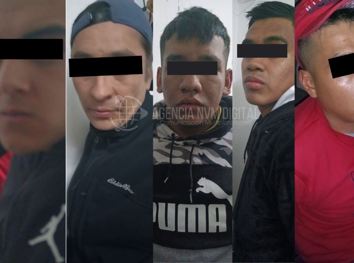 Capturan a cinco hombres en Tlalnepantla con armas, drogas y inhibidor de señal