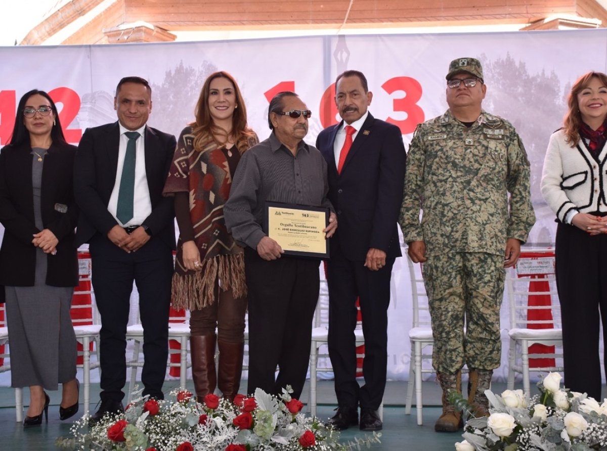 Teotihuacán celebra su 163 aniversario y entrega del reconocimiento &quot;Orgullo Teotihuacano&quot;