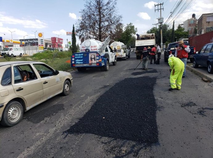 Inicia el programa de bacheo más grande en la historia de Nicolás Romero