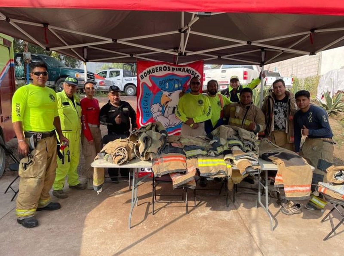 Fundación Search and Rescue México dona equipo a bomberos de Tezoyuca, Otumba y Voluntarios de San Martín de las Pirámides