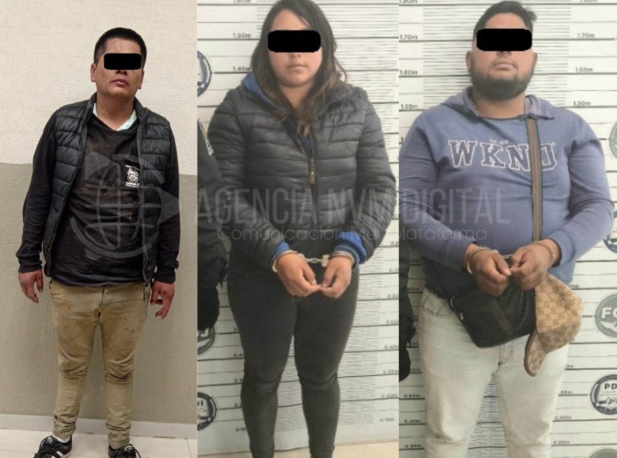 Policía de Texcoco detiene a tres presuntos delincuentes en dos operativos distintos