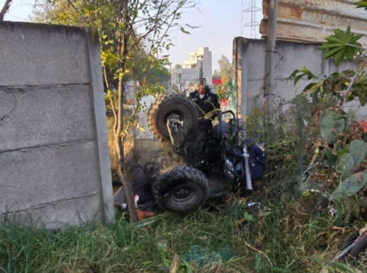 Provoca accidente en cuatrimoto con saldo trágico: un niño muerto