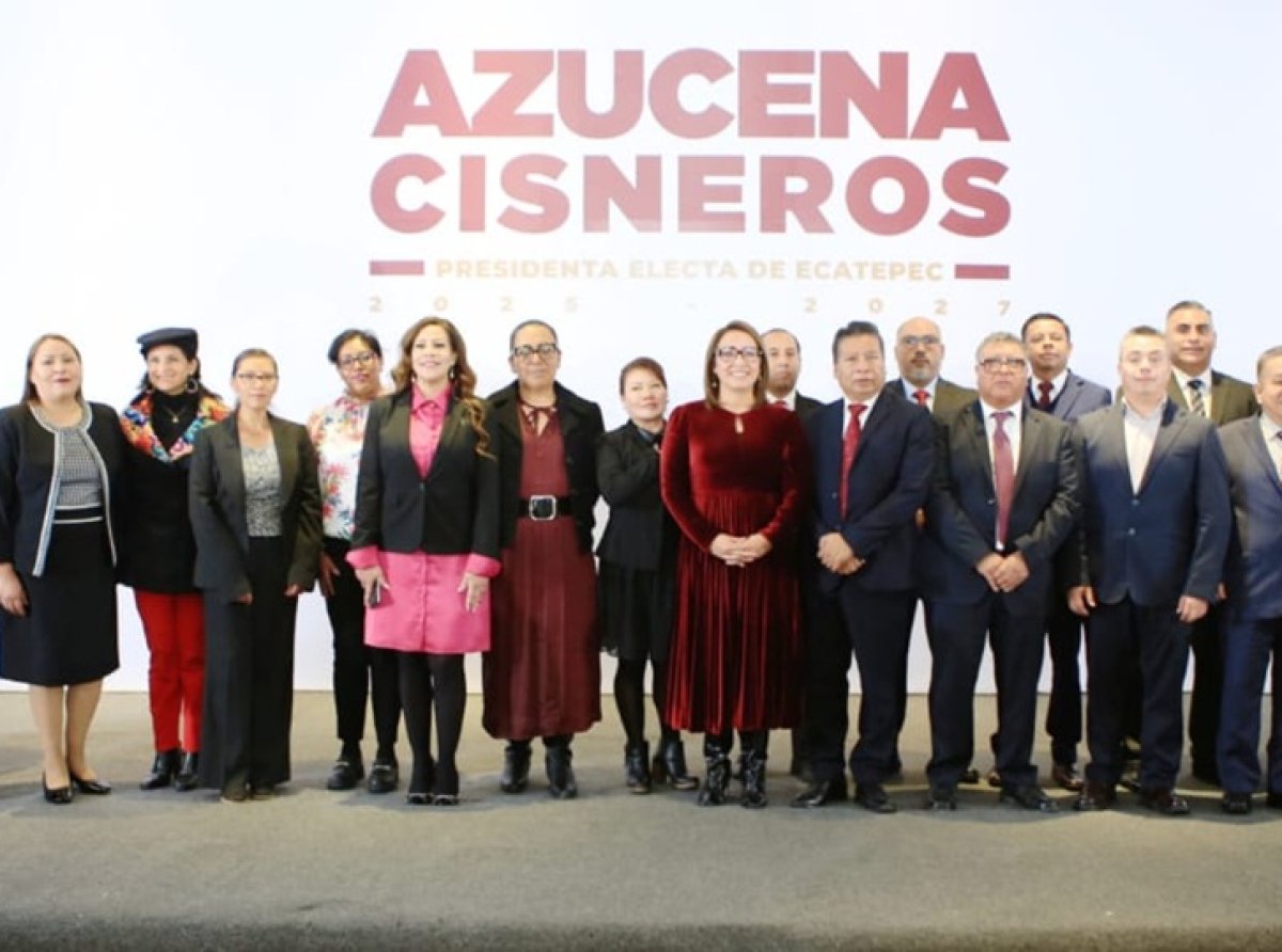 Azucena Cisneros trabajará con tres niveles de gobierno para mejorar la seguridad