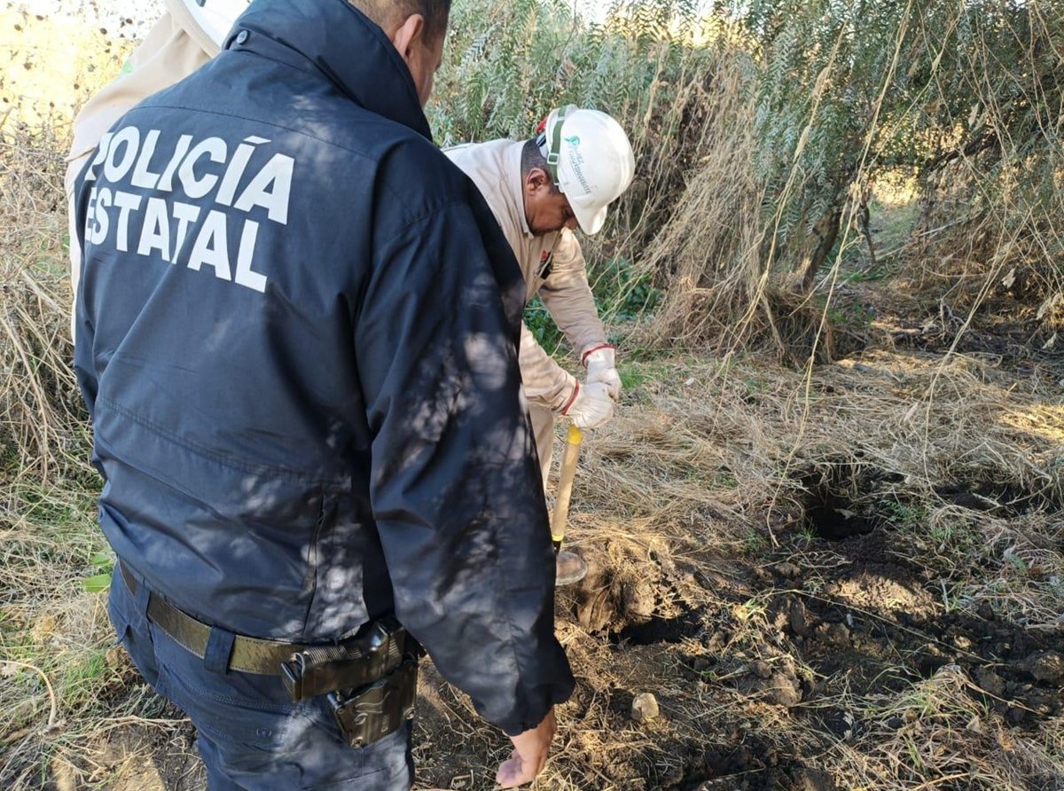 Aseguran toma ilegal de combustible en la carretera Lechería-Texcoco