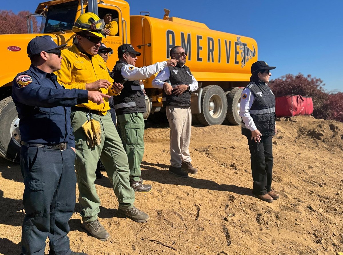 Refuerzan cooperación México-California ante emergencia por incendios